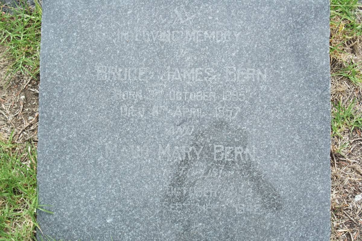 BERN Bruce James 1895-1957 &amp; ? Mary -1941