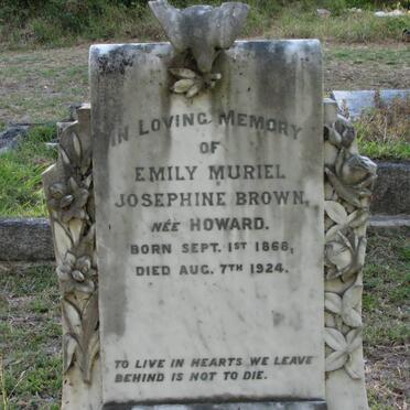 BROWN Emily Muriel Josephine nee HOWARD 1868-1924