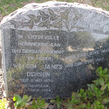 DICKSON William James 1870-1954