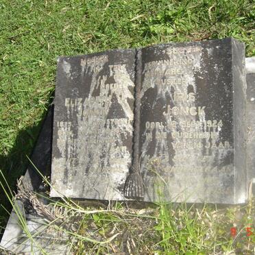 JONCK Elizabeth nee VON HUYSTEEN -1945 :: JONCK Iris -1924