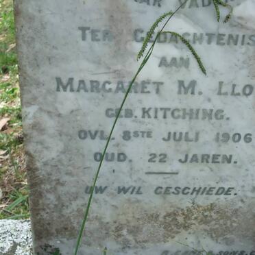 LLOYD Margaret M. nee KITCHING -1906
