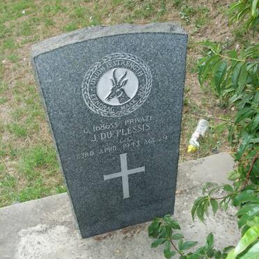 PLESSIS J., du -1943