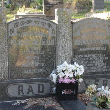 RADEMEYER Anthony Michael -1961 :: RADEMEYER J.S. -1975