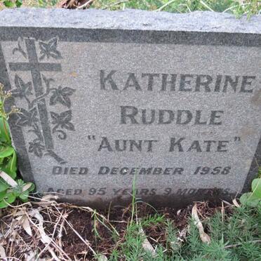 RUDDLE Katherine -1958