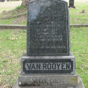 ROOYEN Johanna Carolina, van nee TRUTER 1871-1936