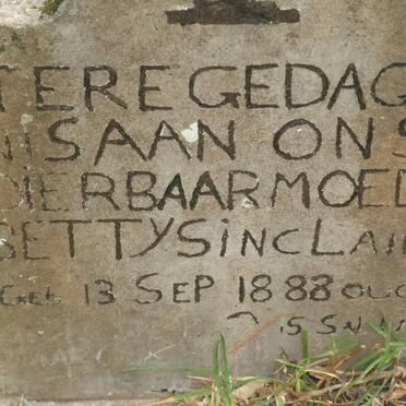 SINCLAIR Betty 1888-