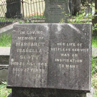 SCOTT Margaret Isabella -1943