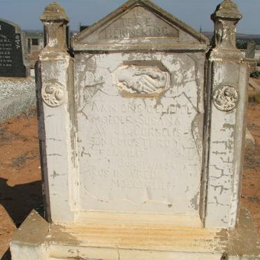 CORNELISSEN Susana W.J.C. nee MOSTERT 1867-1954