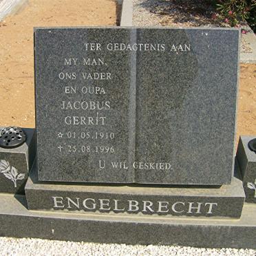 ENGELBRECHT Jacobus Gerrit 1910-1996