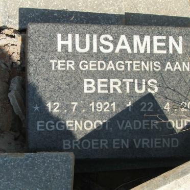 HUISAMEN Bertus 1921-2002