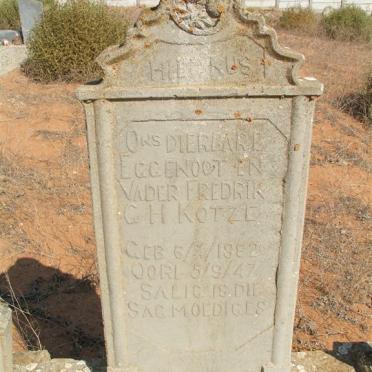 KOTZE Fredrik C.H. 1882-1947