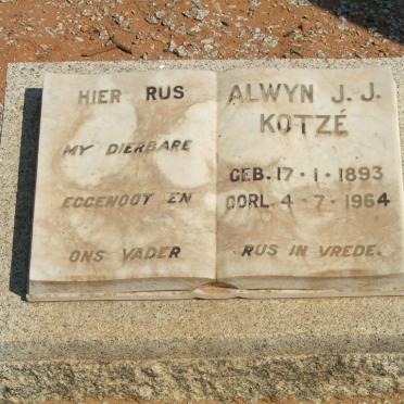 KOTZÉ Alwyn J.J. 1893-1964