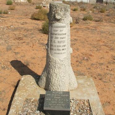 KOTZÉ P.G. 1908-1952 &amp; Enna 1916-1999