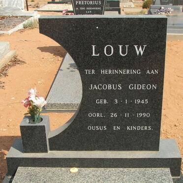 LOUW Jacobus Gideon 1945-1990