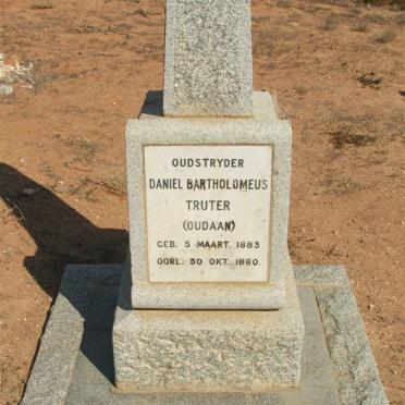 TRUTER Daniel Bartholomeus 1883-1960