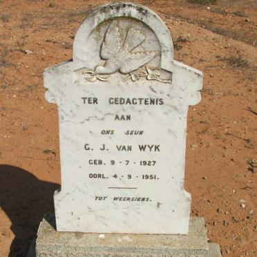 WYK G.J., van 1927-1951