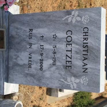 COETZEE Christiaan 1911-2000