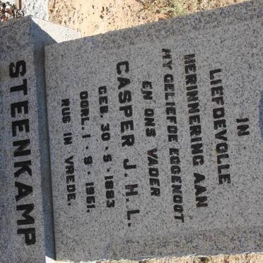 STEENKAMP Casper J.H.L. 1883-1961