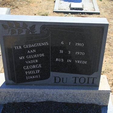 TOIT George Philip, du 1910-1970