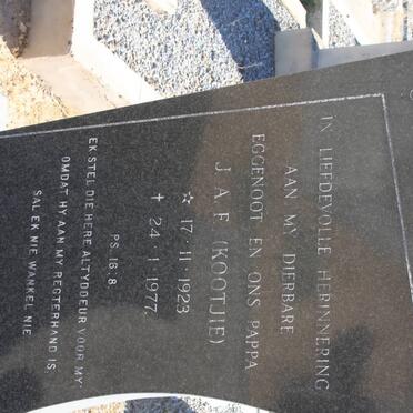 TREDOUX J.A.F. 1923-1977