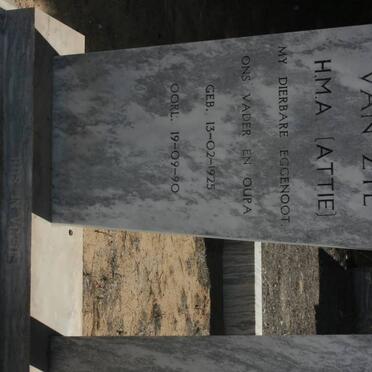 ZYL H.M.A., van 1925-1990