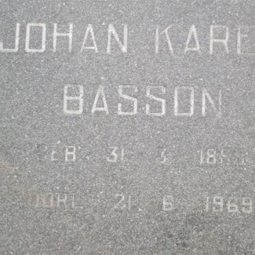 BASSON Johan Karel 1898-1969