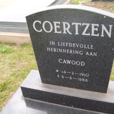 COERTZEN Cawood 1910-1986