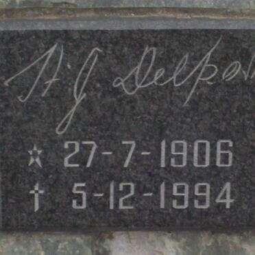 DELPORT H.J. 1906-1994