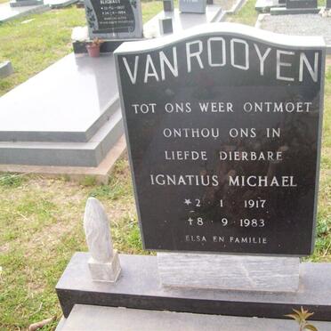 ROOYEN Ignatius Michael, van 1917-1983