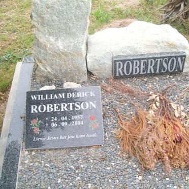 ROBERTSON William Derick 1957-2004