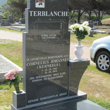 TERBLANCHE Cornelius Johannes 1943-2016