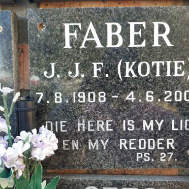 FABER J.J.F. 1908-2009