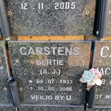 CARSTENS A.J. 1933-2006