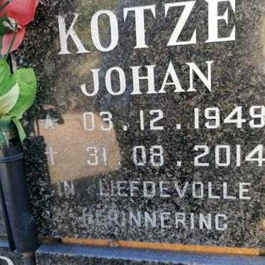 KOTZE Johan 1949-2014