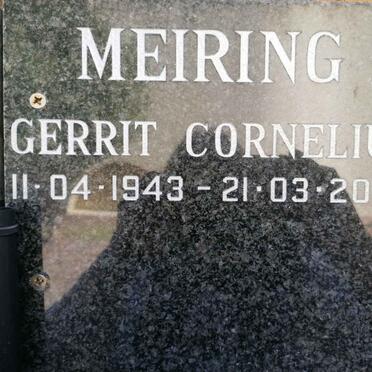 MEIRING Gerrit Cornelius 1943-2003