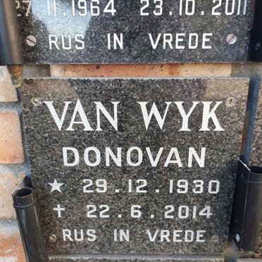 WYK Donovan, van 1930-2014