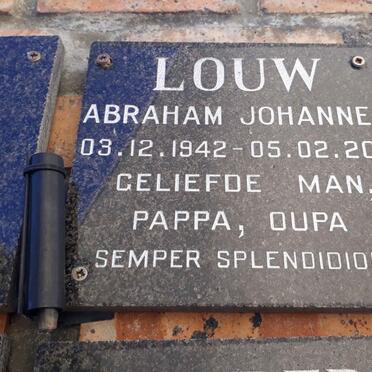 LOUW Abraham Johannes 1942-2011
