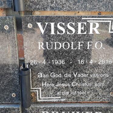 VISSER Rudolf F.O. 1936-2015