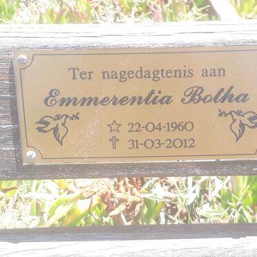 BOTHA Emmerentia 1960-2012