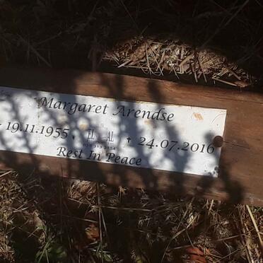 ARENDSE Margaret 1955-2016