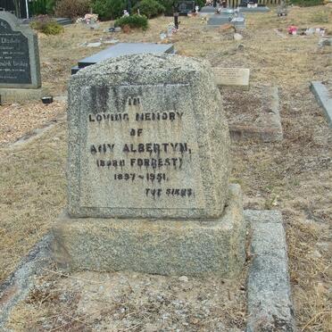 ALBERTYN Amy nee FORREST 1897-1951