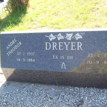 DREYER André Theodor 1907-1984 &amp; Ana Maria Elizabeth 1917-1980