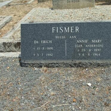 FISMER Erich 1891-1982 &amp; Annie Mary ANDERSON 1897-1964