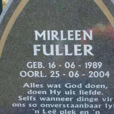 FULLER Mirleen 1989-2004