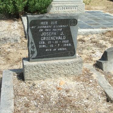 GROENEWALD Joseph J. 1902-1949