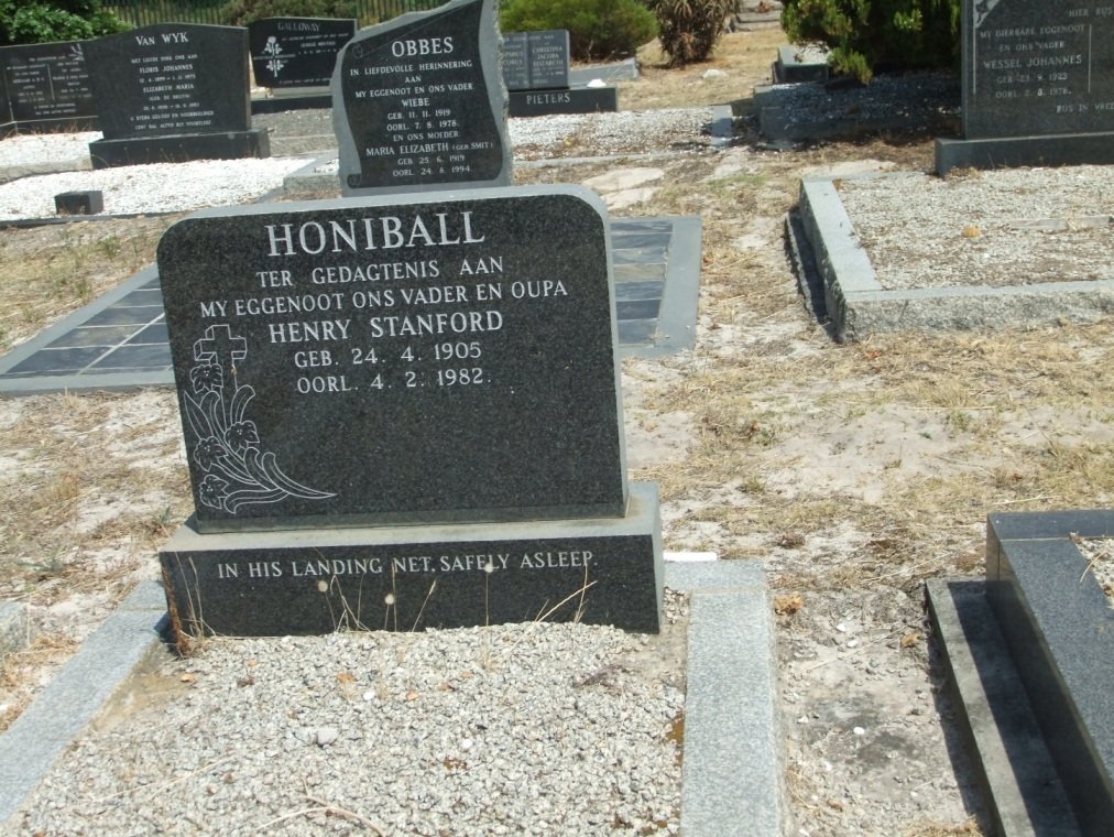 HONIBALL Henry Stanford 1905-1982