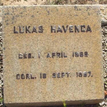 HAVENGA Lukas 1888-1967