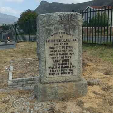 HEATLIE Arthur 1861-1930 :: MANN Lucy Anne 1862-1931