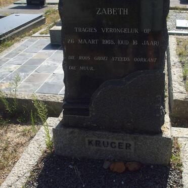 KRUGER Zabeth -1965