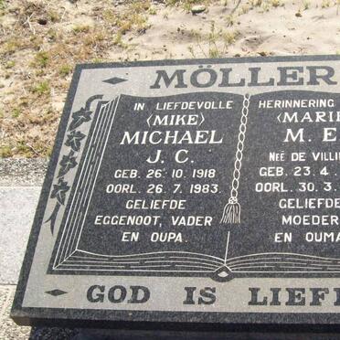 MÖLLER Michael J.C. 1918-1983 &amp; M.E. DE VILLIERS 1919-2005